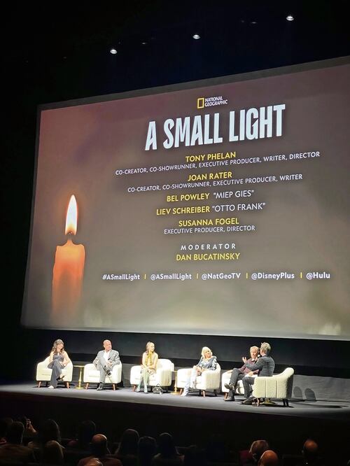 Productores y actores, en la presentación. Foto: Alejandra Musi / EL UNIVERSAL