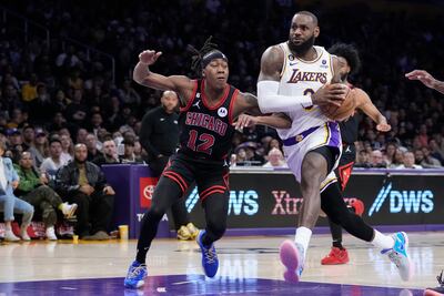 NBA: Los Lakers caen ante Chicago Bulls en el regreso de LeBron James