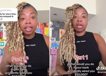 ¿Tuvo suerte? Mujer cuenta en TikTok cómo supuestamente se hizo millonaria de la noche a la mañana