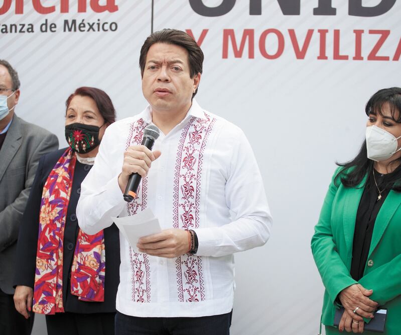 Mario Delgado aseguró que en Morena se respetará la paridad de género. ARCHIVO EL UNIVERSAL