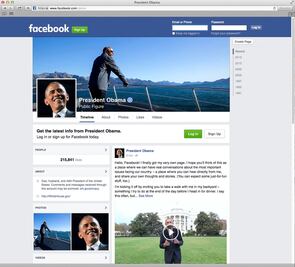 Obama lanza perfil en Facebook