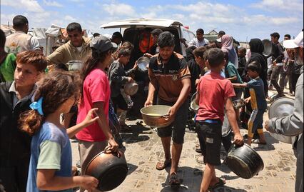 Gente está muriendo de hambre masivamente en Gaza: OMS; Israel rechaza acusaciones y culpa a Hamas de provocar "escasez" de comida