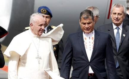 El papa Francisco llega a Ecuador