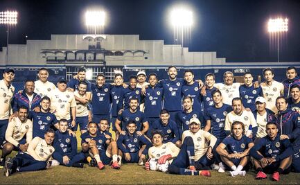 América realizó el reconocimiento de cancha previo al juego de Concachampions
