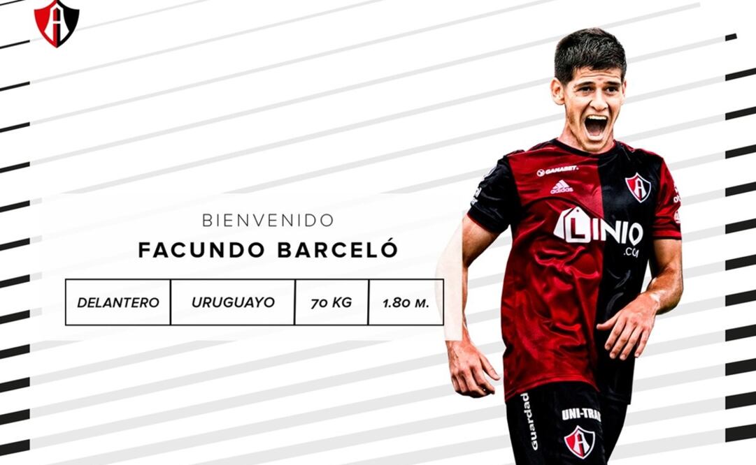 Barceló Viera, el nuevo refuerzo de Atlas. FOTO TOMADA DE TWITTER @ATLASFC