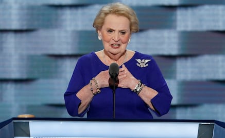 Madeleine Albright, la Margaret Thatcher de Estados Unidos