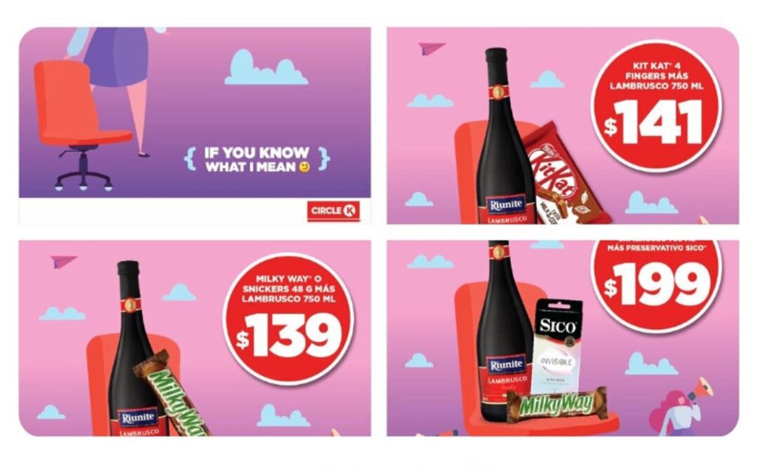 Yesterday, Circle K launched the offensive add - Photo: Taken from Patricia Mercado's Twitter account