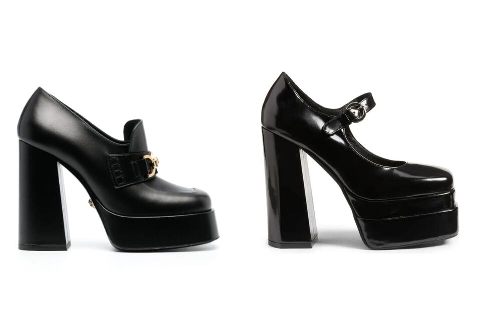 Foto: Versace y Jeffrey Campbell