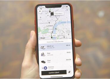 Uber, con 80% de mercado de app en transporte