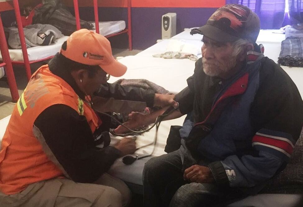 Unas 194 personas en condiciones vulnerables ya se encuentran en los refugios (Foto: Cortesía)