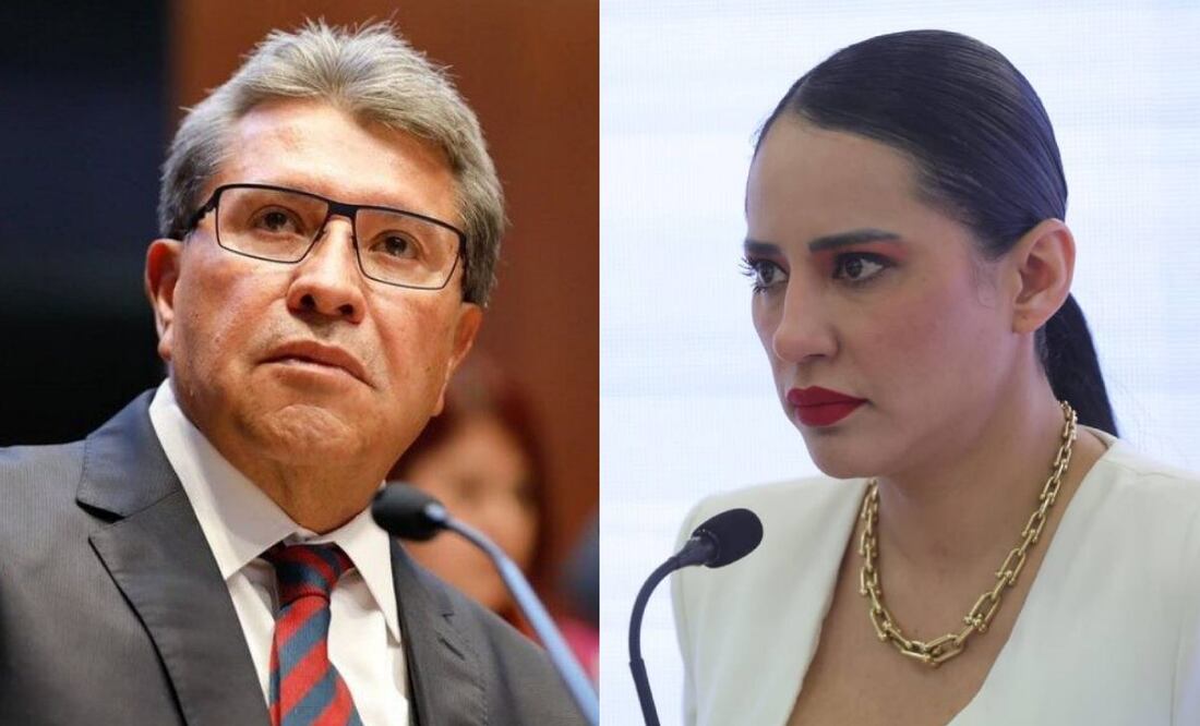 Ricardo Monreal, coordinador de Morena en la Cámara de Diputados y Sandra Cuevas, exalcaldesa de Cuauhtémoc. Foto: Especial y Gabriel Pano/ EL UNIVERSAL