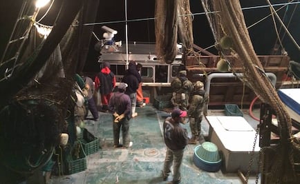 Aseguran barco camaronero en refugio de la Vaquita Marina