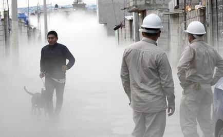 Regresa a rescatar a su perro en medio de la nube de gas en Puebla