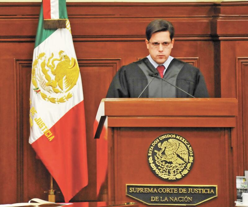 El ministro Alfredo Gutiérrez presentará el miércoles un proyecto de resolución en el amparo en revisión. Foto: CORTESÍA