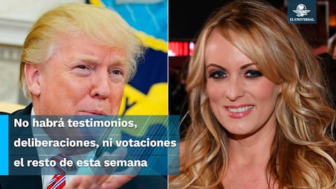 Gran jurado del caso Trump-Stormy Daniels no se reunirá esta semana, reportan  medios