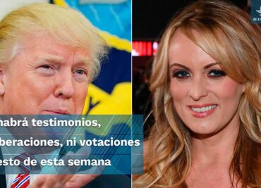 Gran jurado del caso Trump-Stormy Daniels no se reunirá esta semana, reportan medios