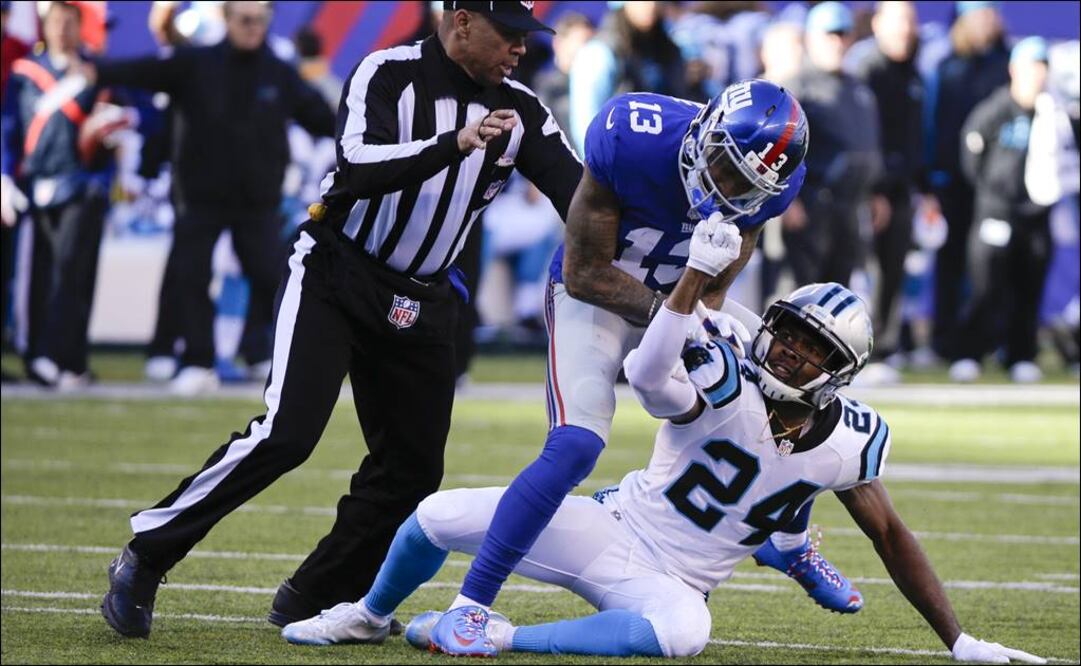 En diciembre pasado, Odell Beckham Jr. y Josh Norman hicieron del juego una batlla personal (Foto: Archivo/AP).