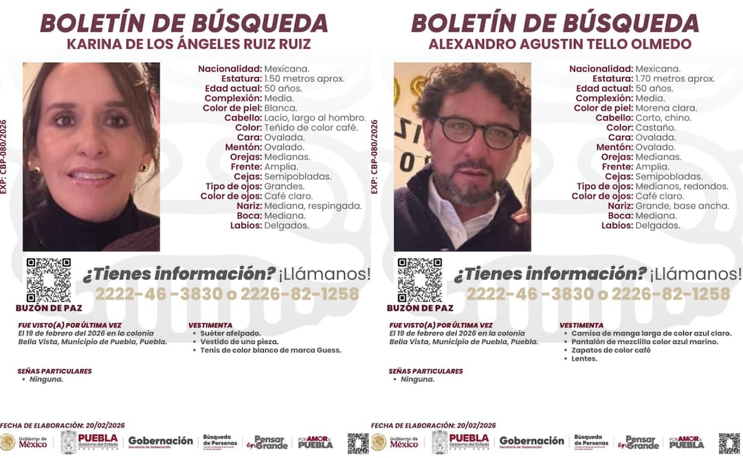 La última vez que se vio a Karina de los Ángeles Ruiz Ruiz y Alexandro Agustín Tello Olmedo, fue después de dejar a sus hijos en la escuela. Foto: Especial.