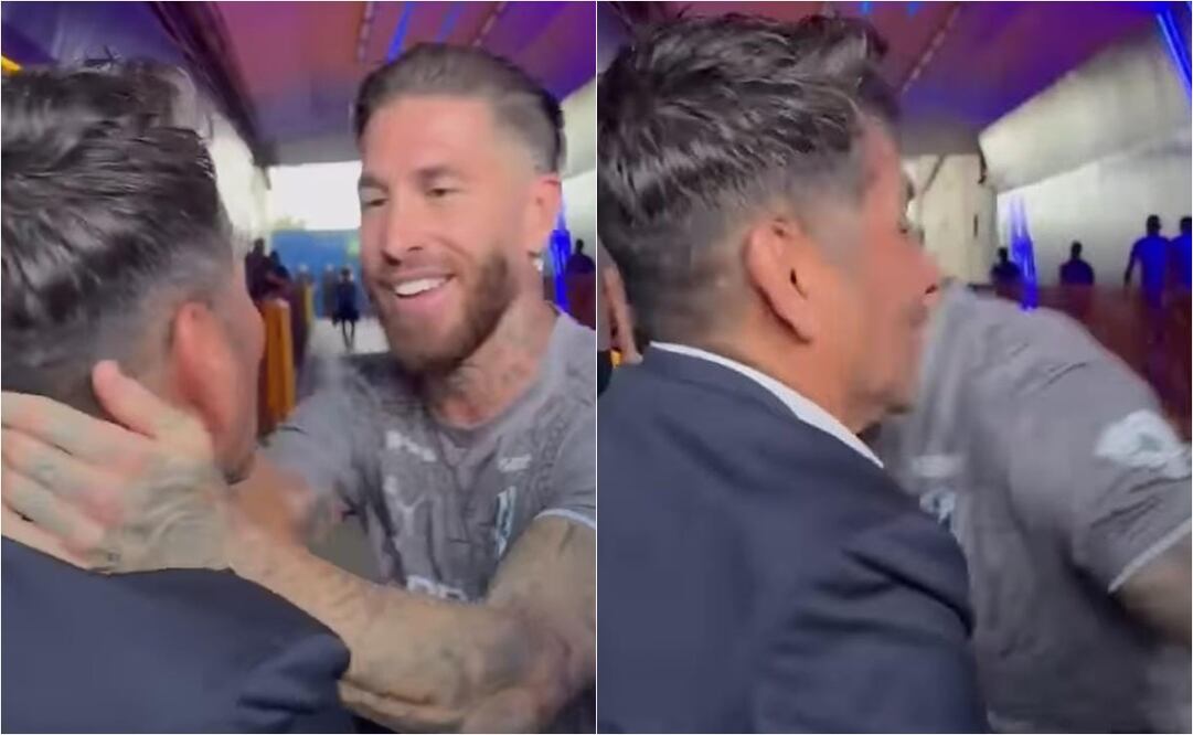 FOTO: CAPTURA DE PANTALLA TV AZTECA - Jorge Campos y Sergio Ramos