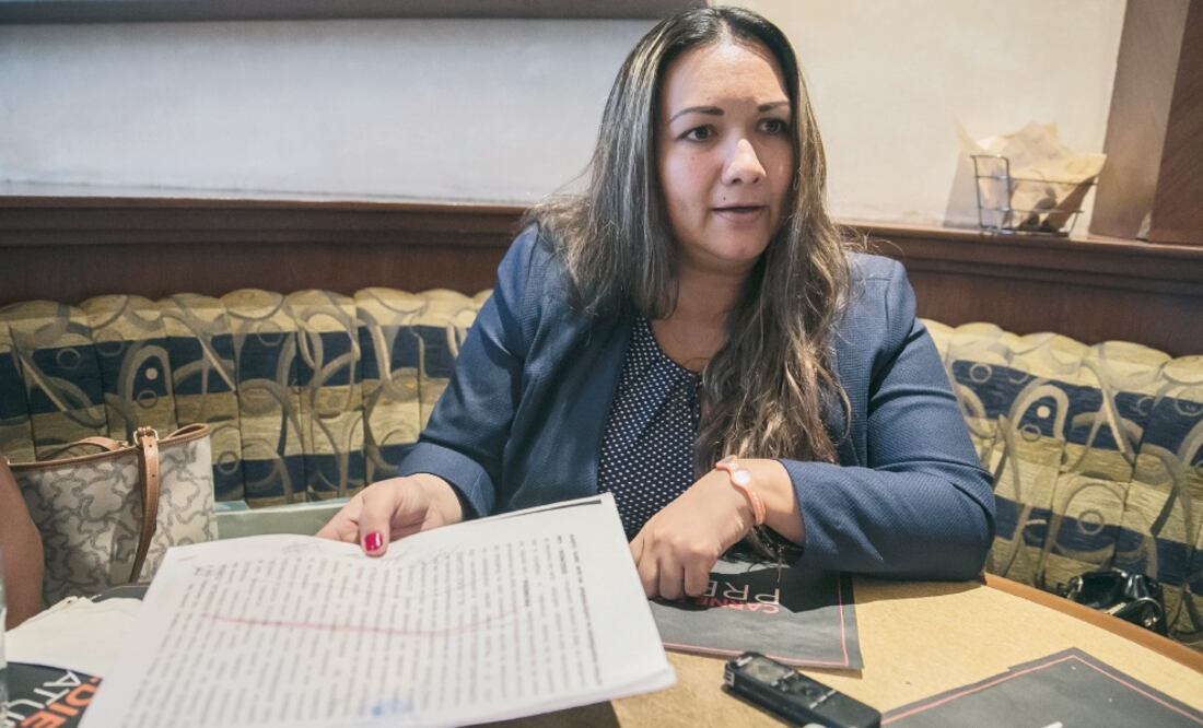 Beatriz Huesca Reynoso, ex esposa del fallecido José Manuel Bonilla, dijo que en 2002 su ex pareja compró el inmueble a la candidata Barrales (YADÍN XOLALPA. EL UNIVERSAL)