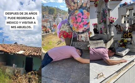 TikTok: Hombre regresa de EU a visitar a sus abuelitos, pero "llega demasiado tarde"