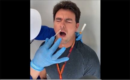 ‘Checo’ Pérez se somete a las pruebas de coronavirus