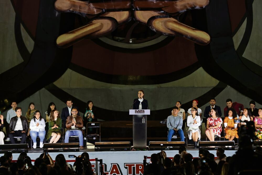 Claudia Sheinbaum dijo que es la Suprema Corte la que debe definir a los magistrados faltantes del TEPJF. Foto: Berenice Fregoso EL UNIVERSAL