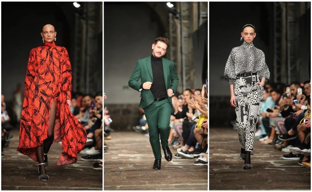 Alfredo Martínez offered 30 new looks: “For powerful, free women such as Gloria,” he stated a few minutes before the show - Photo: File photo/EL UNIVERSAL