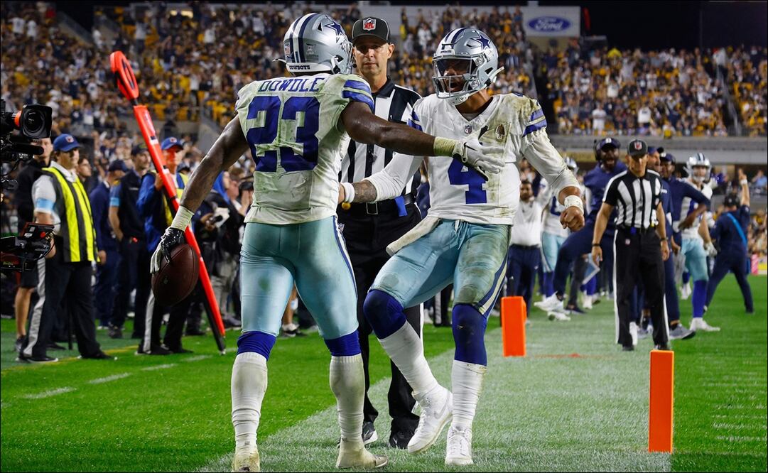 Dak Prescott se echó el equipo al hombro / Foto: AFP