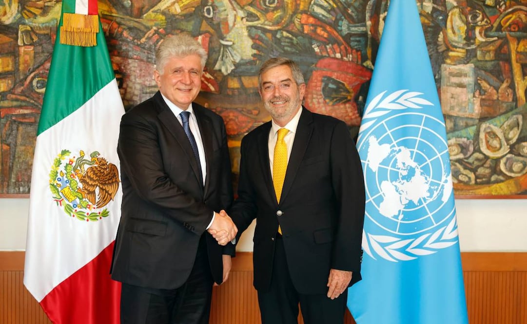 Juan Ramón de la Fuente y Miroslav Jenča. Foto: Especial