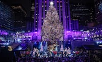 Árbol de Navidad de Rockefeller Center. AFP