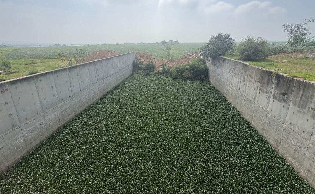 Retiran tapón de compuerta de acceso a la Laguna de Zumpango en el Edomex 
(05/07/2025). Foto: Arturo Contreras / EL UNIVERSAL