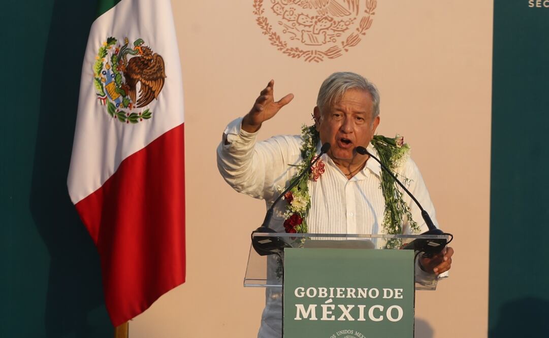 El presidente Andrés Manuel López Obrador estuvo ayer en Tuxpan. Foto: Germán Espinosa/EL UNIVERSAL