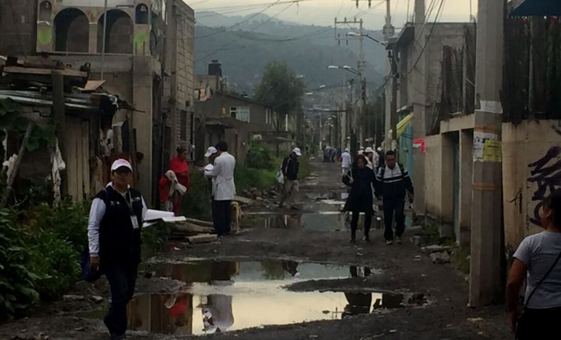 La Secretaría de Salud sigue con las acciones de atención médica a los habitantes de 12 colonias de Xochimilco e Iztapalapa que fueron afectadas por las inundaciones. Foto: cortesía Gobierno CDMX