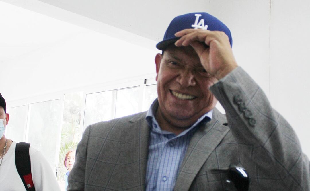 Fernando Valenzuela en la clínica de Beisbol del IMSS - FOTO: Leobardo Vázquez / El Universal