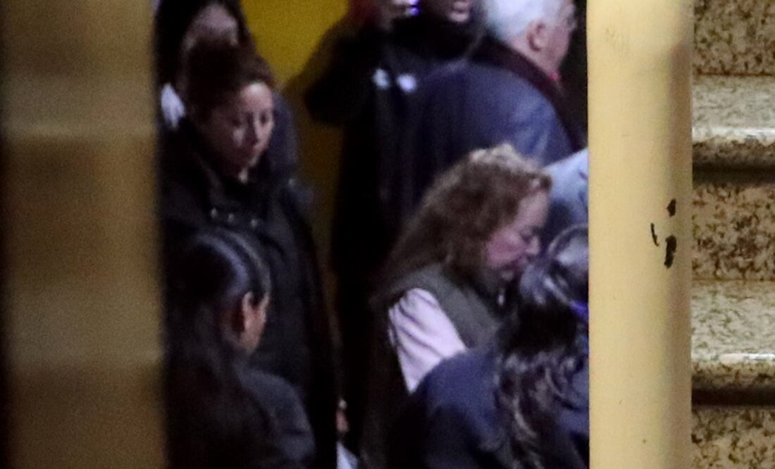 Elba Esther Gordillo a la salida del hospital en donde se trataba el 17 de diciembre pasado. Archivo / Valente Rosas EL UNIVERSAL