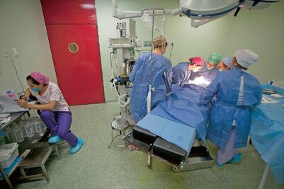 Infección ocular, por mala praxis