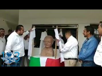 Este es el busto de Benito Juárez que causo memes