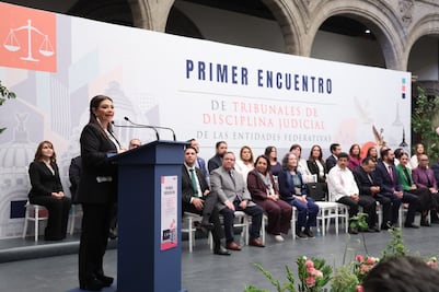 Clara Brugada pide un Poder Judicial sin intereses políticos ni económicos; "no debe haber impunidad, ni intromisión", enfatiza