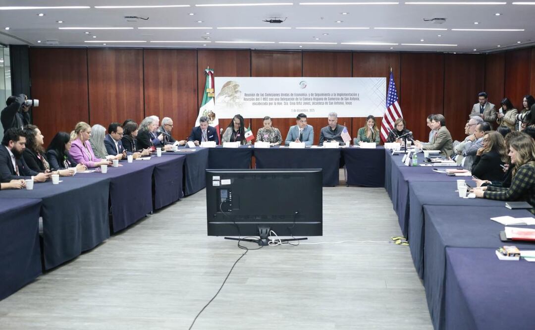 Senado y empresarios de Texas analizan perspectivas para revisión de T-MEC (02/12/2025). Foto: Senado de la República
