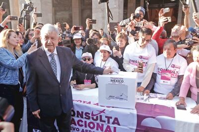 AMLO confía en resultados de consulta sobre NAIM