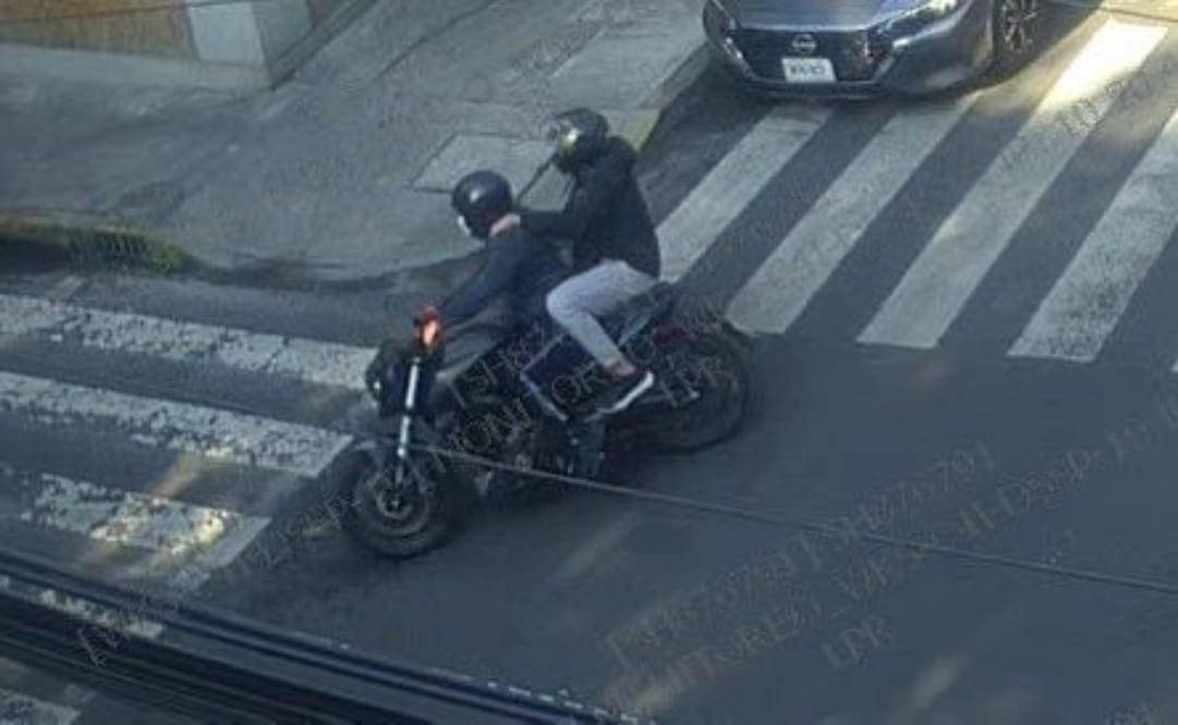 Balacera en Benito Juárez; atacan a balazos a conductor y escapan en motocicleta. Foto: Especial