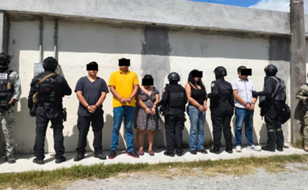 Fuerzas federales catean inmuebles en Matamoros y San Fernando, Tamaulipas; detienen a 7 sujetos y aseguran armas, miles de cartuchos y autotanques (04/03/2026). Foto: Especial