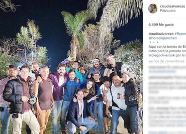 Elenco de "En Tierras Salvajes" da la bienvenida a Claudia Álvarez