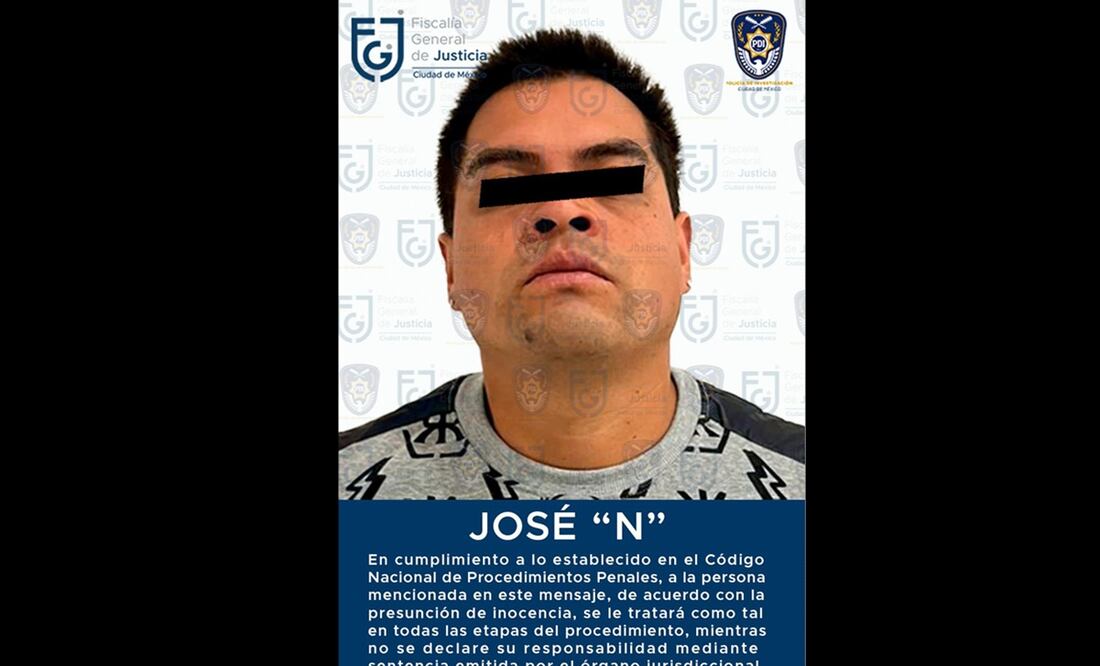 José Luis "N", alias "Harry Potter". Foto: Especial