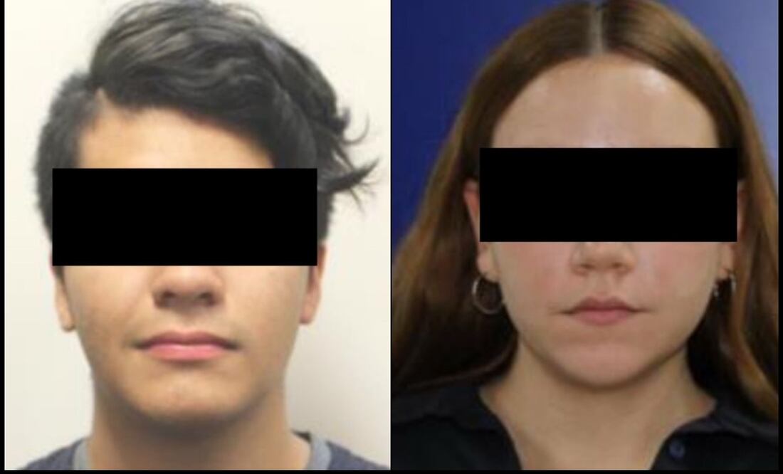 Eileen “N” y Jairo Yahir “N”, señalados como probables responsables. Foto: Fiscalía de Sonora