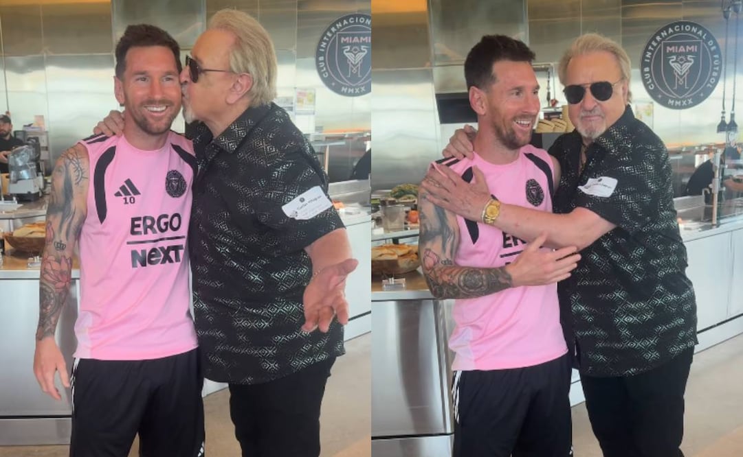 El actor viajo hasta Miami para estar cerca del astro argentino. Foto: Instagram.
