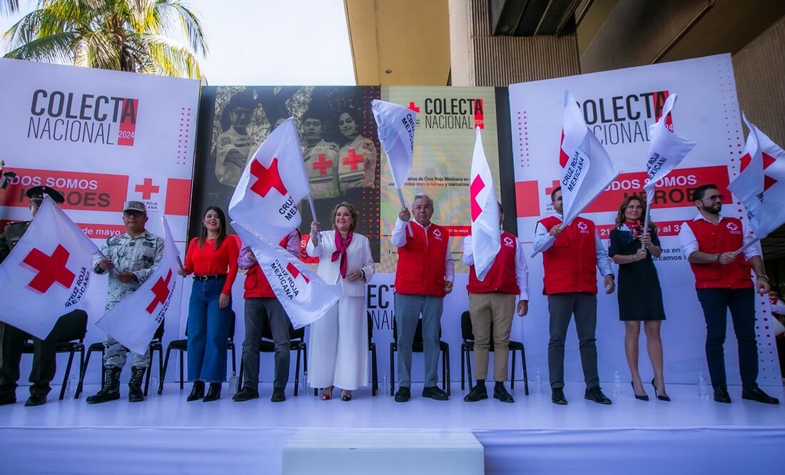 En el primer día de la colecta, se obtuvo cerca de un millón de pesos, donados por diversas empresas de esta ciudad capital del estado. Foto: Especial.