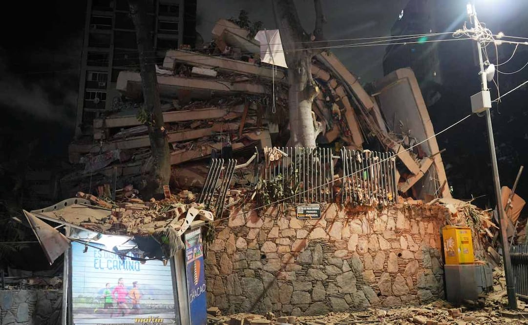 Un edificio colapsado en Caracas, Venezuela. (24/06/26) Foto: AP