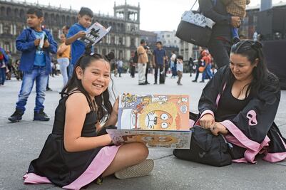 Los niños toman el Zócalo capitalino